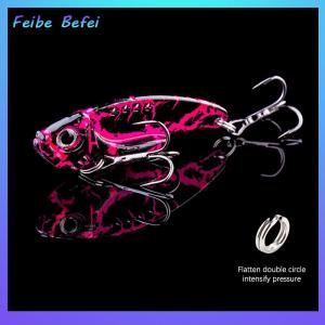 [Feibe Befei] Metal VIB Blade Lure Fishing Vibration Spinner Spoon Sinking Long Throw All Water 3D HardBait Treble Hook Tackle Pesca Bait