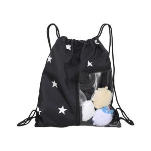 Itabag Backpacks Lovely Pin Display Drawstring Backpacks with Inserts Itabag Backpacks Daypack Travel Bag for Women Men