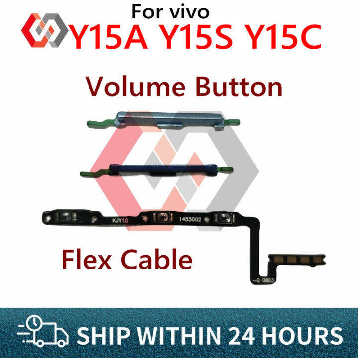 Power ON OFF Key Mute Volume Button And Ribbon Flex Cable For Vivo Y15A ...