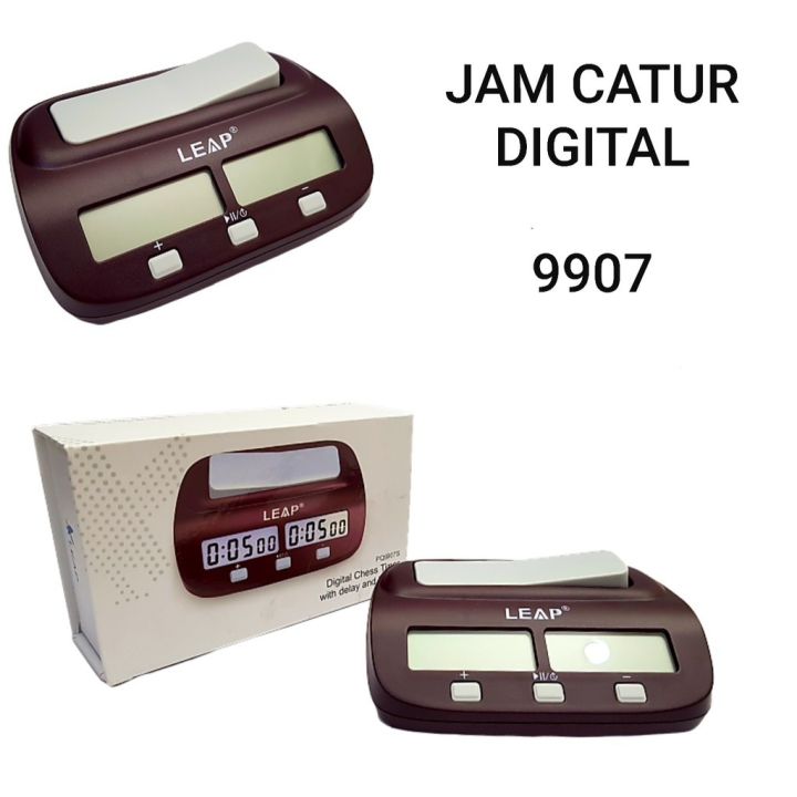 JAM CATUR LEAP DIGITAL CHESS CLOCK PROFESIONAL ORIGINAL PQ99075