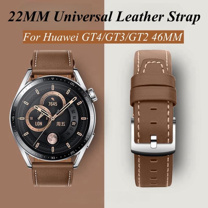 Genuine Leather Strap For Huawei Watch GT4 GT3 3SE GT2 Pro SE 46MM 22MM ...