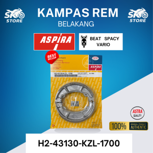 Kampas Rem H2-43130-KZL-1700 Aspira ORIGINAL VARIO BEAT SCOOPY SPACY TIGER MEGA PRO NEW 150