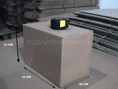 kardus indomie box packing polos murah 32x20x23 cm