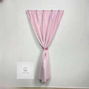 Rèm dán cửa sổ cao cấp Hai Lớp vải gấm và voan lụa mờ (size vừa đến lớn) – trẻ trung thanh lịch