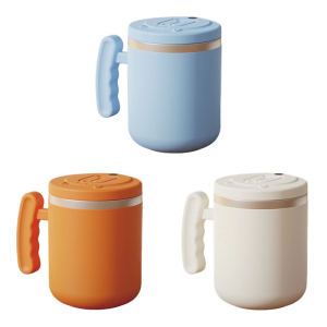Upgraded 400ml Electric Auto Stirring Coffee Mugs USB Rechargeable Auto Mixing Cup with Lid and Handle for Home Office