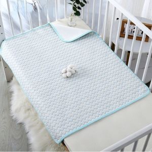 Baby Diaper Pad Changing Pad Colored Cotton Waterproof Washable Reusable Newborn Diaper Mat