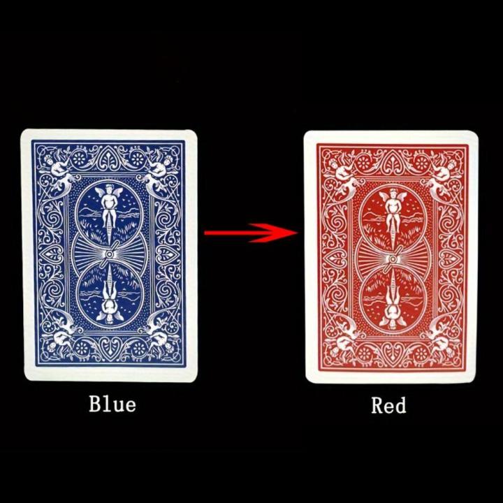 CGGUE Change Color Card Color Change Blue Change Red Close Up Deck ...