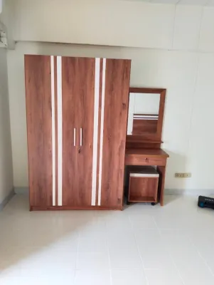 ชุดห้องนอน รุ่น Eco เตียง ตู้ 120 ซม. โต๊ะแป้ง 60 ซม. ครบเซ็ท 3 ชิ้น **ตจว.มีค่าจัดส่ง สอบถามก่อนสั่งสินค้า**