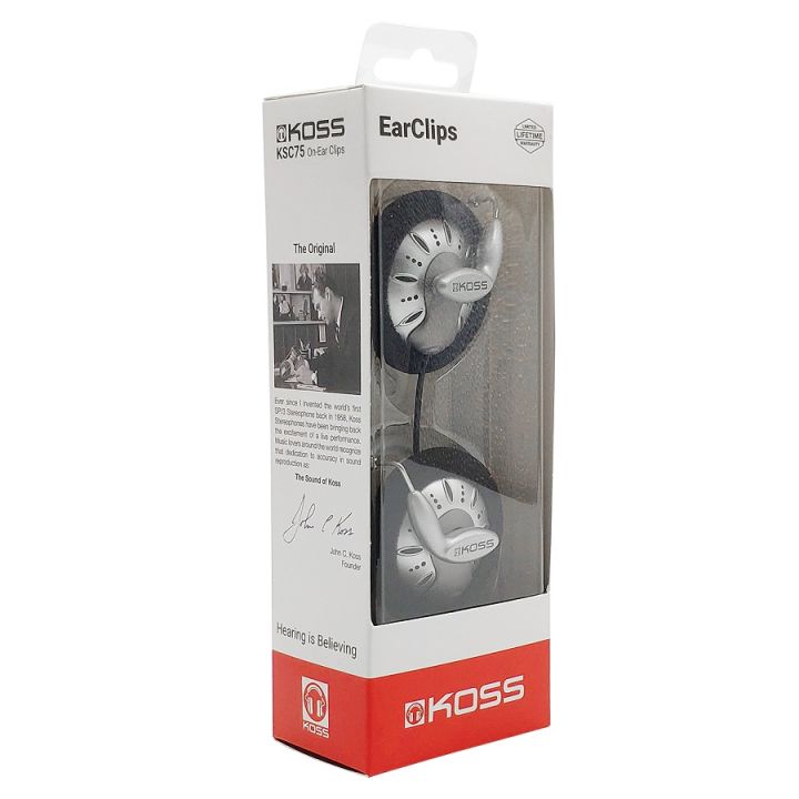 Koss KSC75 Portable Stereophone On Ear Clip Headphones Lazada