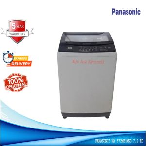 PANASONIC Mesin Cuci 1 Tabung 7.2 KG NA F72MB1WSG Soft Close Door