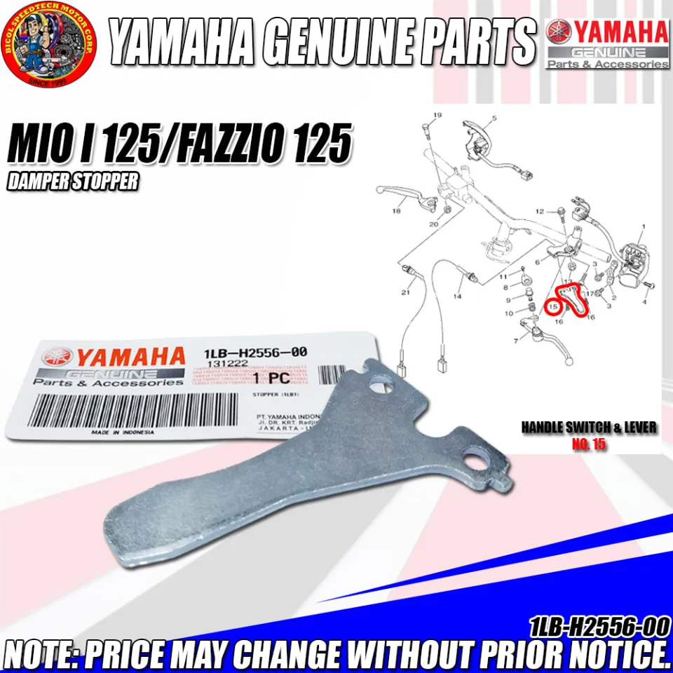 MIO MIO I 125/FAZZIO DAMPER STOPPER (YGP) (GENUINE: 1LB-H2556-00
