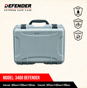 Defender 3400 Extreme Case Gray