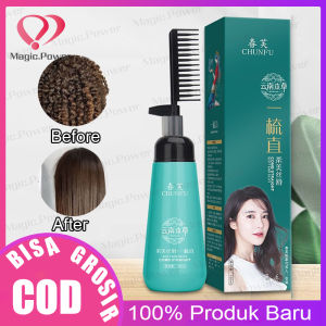 krim pelurus rambut permanen/ pelurus rambut tanpa catok pinky soothing meluruskan lengket kembali/ alat pelurus /180MLrambut menghaluskan rambut wanita dan pria