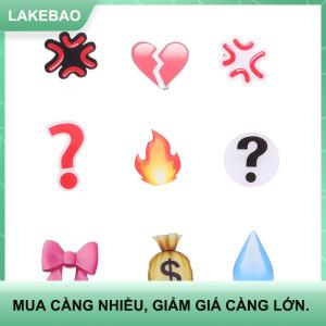 【LAKEBAO】 Biểu hiện tức giận thả tóc Clip heartbroken Acrylic tóc Clip Funny Side Clip Duckbill Clip bangs Side Clip Phụ kiện tóc