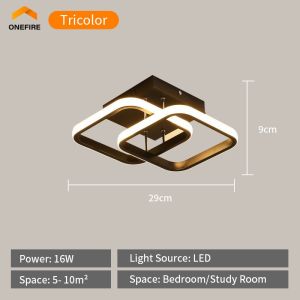 【RNG-Lighting】Ceiling Light Tricolor Center Light Bedroom Light Nordic Lights Led Ceiling Lamp
