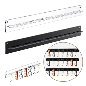 Sunglasses Organizer Acrylic Sunglasses Holder Wall Mounted Eyeglasses Rack Eyewear Rack Sunglasses Display Shelf