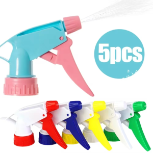 5pcs Spray Head Bottle Manual Nozzle Head Adjustable Head Sprayer Home Garden Universal Nozzles