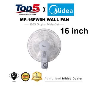 Midea Wall Fan (16") Kipas Dinding MF-16FW6H / MF16FW15KA / MF16FW15KRA with Remote Control