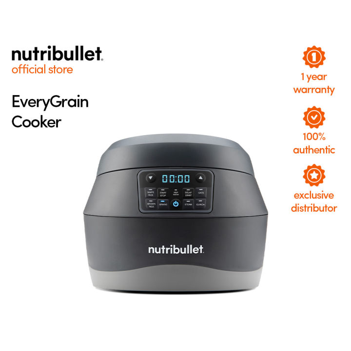 Nutribullet Grain Rice Cooker Fast Cooking Non-stick Grill Smart ...