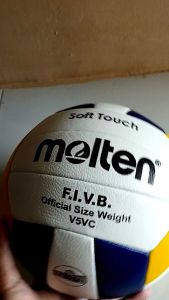 bola voly moltel soft touch jahit mesin bagus super empuk