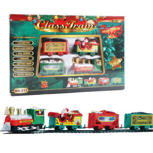 Christmas Electric Train Set for Kids Electric Railway Train Set Toys for Kids Christmas Train Tracks