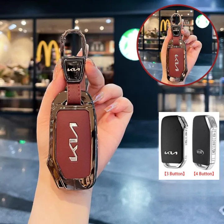 Remote%20Key%20Case%20Key%20Holder%20Metal%20Key%20Fob%20Shell%20Keychain%20For%20Kia%20K3%20K5%20Carens%20Carnival%202024%20Cerato%202020%20Sportage%20Seltos%202024%20-%20Image%208