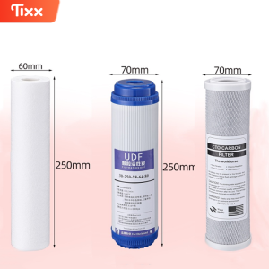 Tixx Water Purifier Water Filter Set 3 Stages Filter Household Home For Kitchen