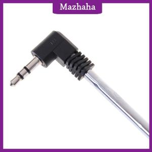 Mazhaha 1pc 3.5mm connector FM Radio Antenna for Radio Small speakers Mobile Cell Phone