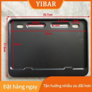 YIBAR Tấm giấy phép khung tấm giấy phép chủ sở hữu phổ xe máy chống gỉ cho phía trước phía sau