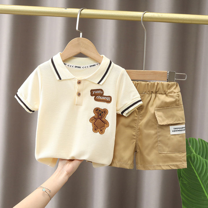 IENENS Summer 2PC Kids Baby Boys Clothes Clothing Sets Infant Boy
