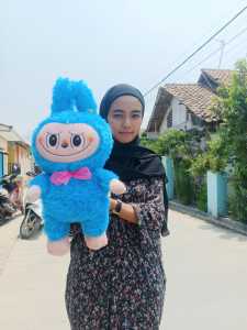 boneka labubu monster makaro viral harga bersahabat