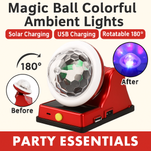 Magic Ball Colorful Ambient Lights Ambient Lights Colorful Usb Charging Solar Night Party