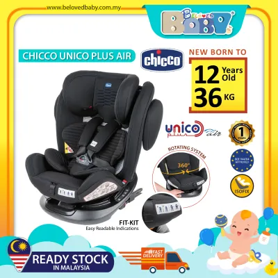 Chicco Unico Plus Air 360 Spin Convertible Car Seat (0-36kg)