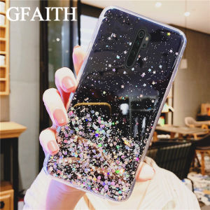 GFAITH เคสโทรศัพท์ OPPO Reno 2F Reno 2Z 2 Z 10X ซูม Bling CLEAR สีดำสีเขียวสีชมพู Star Space Reno2F TPU นุ่มกรณี