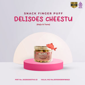 Delisoes Snack Bayi untuk MPASI Non MSG Crunchy Kemasan Toples 50gr