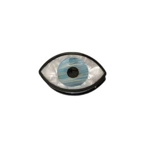 NEEUJ เรขาคณิต เรียบง่าย ความคมชัดสี วงรี บลูอาย แผ่นอะซิเตท เครื่องประดับผม กิ๊บติดผม คลิปฉลาม เล็บอะคริลิค