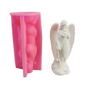 Winged Girl Statue Silicone Molds for Epoxy Resin Making Soap Fondant Chocolate Candy Clay Molds