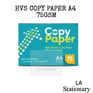 KERTAS HVS COPY PAPER A4 75GSM 1 RIM