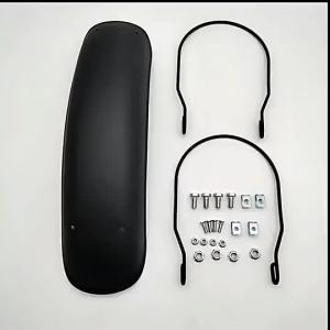 Motorcycle Front/Rear Mudguard Universal R Front Fender Motorcycle  Baffle Black