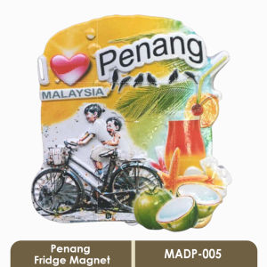 PENANG SOUVENIR 3D RESIN FRIDGE MAGNET  槟城旅遊記念品 树脂3D冰箱貼  PENANG  PETI SEJUK HADIAH CENDERAHATI