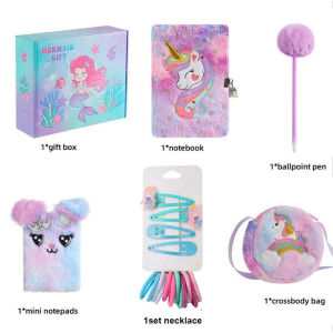 Specool® Unicorn Mermaid Gift Box Set Student Gift Birthday Gift Set Girls Gifts Children Prizes