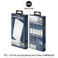Pin sạc dự phòng 10000mAh Wekome WP-129 thông minh tự ngắt nguồn điện - AK STORE. 