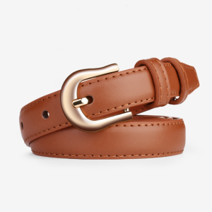 Ikat Pinggang Wanita PU14 Kulit Sintetis Premium Sabuk Fashion Polos Elegan Tahan Lama Kekinian