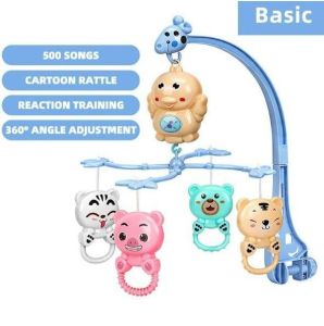 Ready Stock Baby Music Bed Bell Toy for Crib And Baby Cot Hanging Toys Mainan Gantung Katil Bayi Rattles Music toys