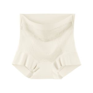 ผู้หญิงต้านเชื้อแบคทีเรียเป้าไร้รอยต่อระบายอากาศกางเกงเอวสูงยกสะโพก กางเกงควบคุมหน้าท้อง