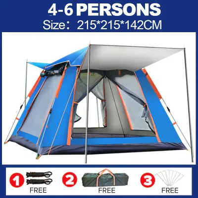 Camping tent Automatic double waterproof pop-up tent/Portable outdoor folding camping tent/picnic beach tent