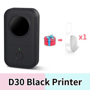 Phomemo D30 Portable Label Maker Wireless Bluetooth Thermal Label Printer with Rechargeable Battery with Easy Use Android iPhone APP [Local Warranty] Keep for 20 Years Fade Asistant High Quality