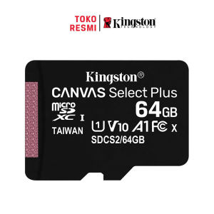 Kingston Canvas Select Plus Class 10 microSD Card 64GB (SDCS2/64GBSP) 100MB/s untuk CCTV Kamera HP