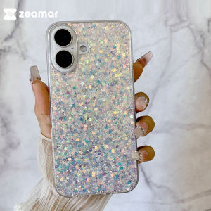 Ốp lưng silicon lấp lánh lấp lánh lấp lánh cho iPhone 17 Air 16 15 14 13 12 11 Pro Max Plus SE Ốp lưng trong suốt sáng bóng