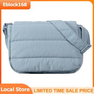Women Down Hobo Bag Soft Quilted Crossbody Bag Large Capacity Satchel Sling Bag Puffer Messenger Bag Slouchy Travel Bag